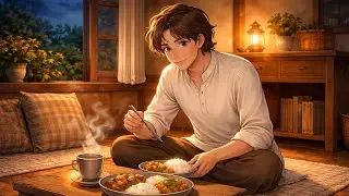A Quiet Evening at Home 🌙 | Cozy Ghibli-Style Family Life | Slow Living ASMR
