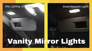 Change | Replace Toyota Prius Vanity Mirror Light | Install LED Bulb