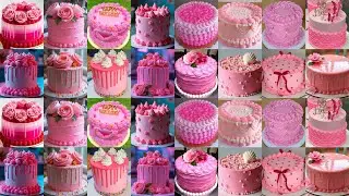 💝Cake Banana/Cake Video/Pink Colour Cake Design/Cake Designs For Birthday Girls/Cake Picture#pink