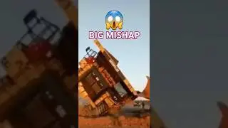Giant Dumper Truck Mishap #dumpertruck #mishap #shortsvideo #viralshorts #shorts