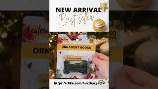 50 Pack Christmas Ornament Hooks  #amazonfinds #christmasdeals #holidayshopping #usa #christmasgift