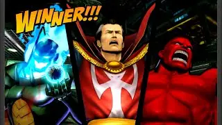 Dr. Strange, Dormammu and Hulk Arcade Mode [UMvC3]