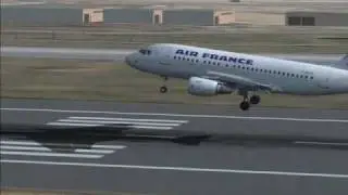 ILS approach and manual landing rwy 36R LIML