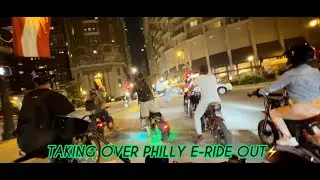 PHILLY E-BIKES RIDE OUT⚡️ | TAKING OVER BROAD ST