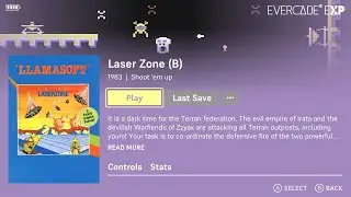 Laser Zone (B) | The Llamasoft Collection | Game 14 of 27 | Evercade Handheld