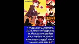 Boruto Chapter 21 Is Out #boruto #saradauchiha #anime #borutotwobluevortex #manga #trending #video