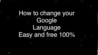 How to change your google language #google #language #challenge