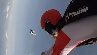 Learning to Skydive AFF Level 3 Rejump with sketchy exit | GoJump (Germany, Gransee)