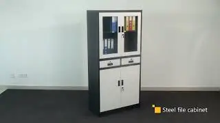 Metal Filing Cabinet Steel Storage Cupboard Lockable Office Filing Cabinet