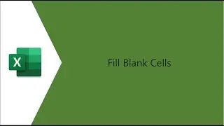Fill blank cells in excel | Excel Cheats #excel #googlesheets