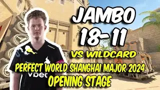 CS2 POV Passion UA jambo (18/11) vs Wildcard (Mirage) @ Perfect World Shanghai Major 2024