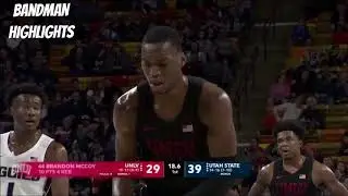 Brandon McCoy UNLV vs Utah State/3.3.18/Highlights/18pts 7reb