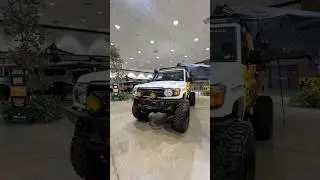 Custom Land Cruiser build by RPM Offroad Garage featured at the Los Angeles Auto Show #landcruiser