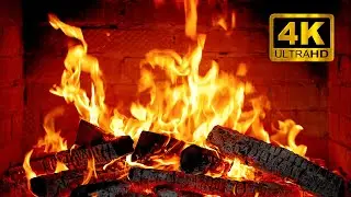🔥 Fireplace Evenings of Calm | Crackling Fire Sounds & Cozy Ambience