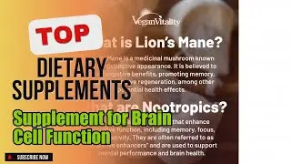 Top 5 Dietary Supplements about Supplement for Brain Cell Function High-selling of 2024