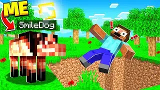 I Became SMILE DOG in Minecraft and He Had NO IDEA! (Minecraft Trolling Video)