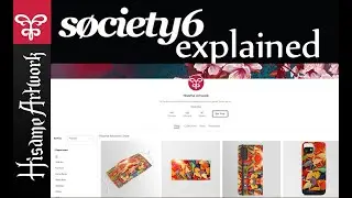 Society6 explained | Print on demand tutorial | How to print and sell your designs internationally