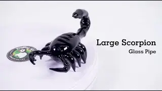 Large Scorpion Glass Pipe | PuffingBird.com