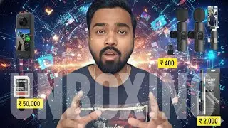 Unboxing of Insta 350 Action X3 l wireless Mikes l Bullet Bundle l SD Card