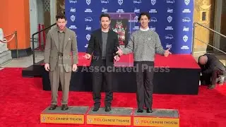 Jonas Brothers cement legacy at TCL Chinese Theatre with hand and footprint ceremony