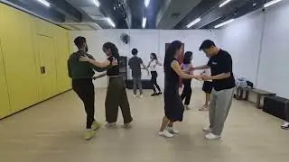 L5: #salsa #salsaon2 #partner #dance #class #Demo with Artist Joshua😅 (061625)