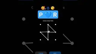 P 💙 R love's pattern PR pattern lock PR pattern video #shortfeed #shorts