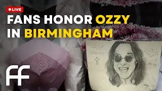 LIVE: Fans Honor Ozzy in Birmingham | Factual Flow
