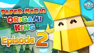 Paper Mario: The Origami King Gameplay Part 2 - Whispering Woods!