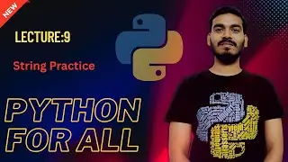 9.String Practice Code | Python for all | English