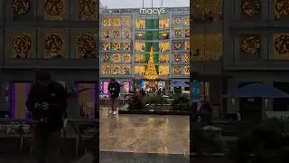 Christmas Walk In Union Square San Francisco. #Shorts #walkingtour #sanfransico