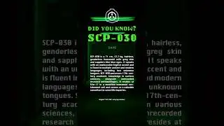 SCP-030 ACTUALLY?? #shorts #scp #scpfoundation #safe #creepy