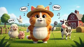 Old MacDonald Song for Kids | Farm Animals & Sounds | Nursery Rhymes#ai #cat #nurseryrhymes #kids