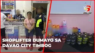 Shoplifter dumayo sa Davao City timbog