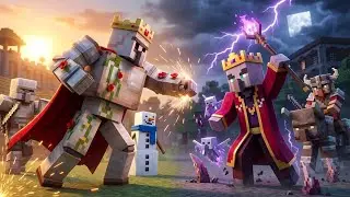 Golem Guardians vs Illager Conquest | Minecraft Mob Battle Animation | Episode 9