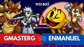 GmasterG (Ichigo,Bowser) VS. Enmanuel (Tails,Pac-man) - 1vs1/Bo3 Super Smash Flash 2