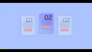 HTML CSS Card Animation