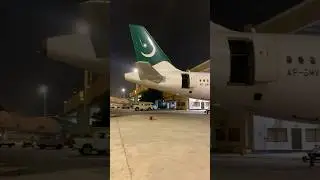 PIA Airbus A320-214 AP-BMV Parked At Line Maintenance Hangar. #airbus #airbusa320 #pia