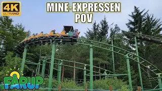 Mine-Expressen POV (Back Row, 4K 60FPS), Farup Sommerland Vekoma Junior Coaster | Non-Copyright