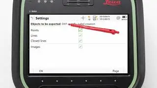 Leica CS20 Exporting a DXF file transfer