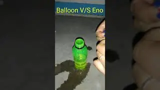 Balloon🎈 v/s Eno ( see what will happen😨) #shorts
