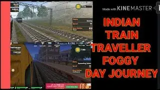 Indian Train Traveller MORNING + NIGHT Journey In FOGGY DAY!