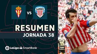 Resumen de Real Sporting vs CD Lugo (3-1)