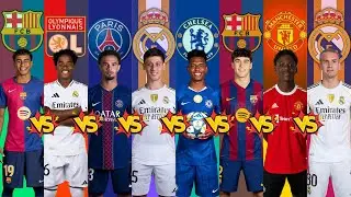 Yamal vs Endrick vs Zaïre-Emery vs Arda Güler vs Estêvão vs Cubarsí vs Mainoo vs Mastantuono