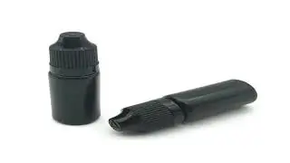 100pcs Black 5ml 10ml 15ml 30ml Empty PE Dropper Bottle Soft Plastic B