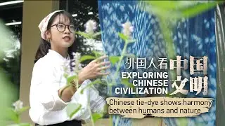 Exploring Chinese civilization: Chinese tie-dye shows harmony between humans and nature