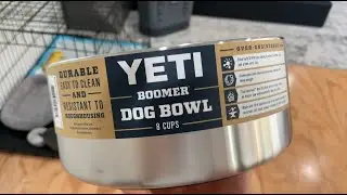 My French Bulldogs Unbox YETI Boomer 8 Dog Bowl