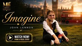 Emotional Piano and Vocal Cover by Maya. Imagine John Lennon. The Beatles. 