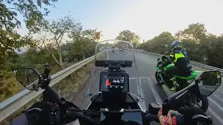 It was too Cold | Lots of Superbikes | Weekend Breakfast Short Ride to Valvan Lake | KTM 390ADV