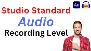 Correct audio recording level for studio quality audio