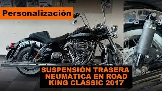 Suspensi&oacute;n Trasera Neum&aacute;tica Legend Air en Harley-Davidson Road King Classic 2017 | &iexcl;Mira resultado!